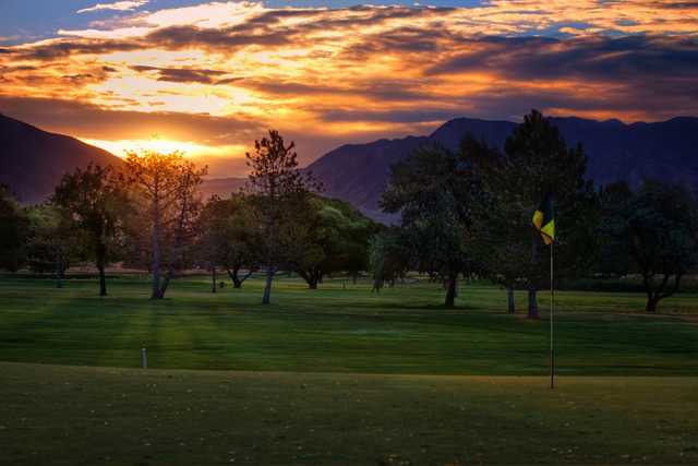 A view of a hole at Glendale Golf Course