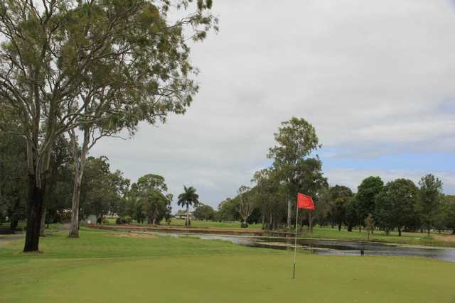 A view of hole #2 at Bundaberg Golf Club.