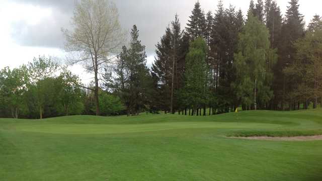 A view of the 3rd green at Borris Golf Club.