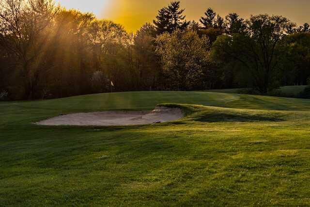 View of a green from Whip-Poor-Will Golf Course.