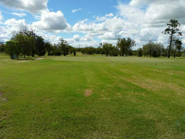 A view of a tee at Roma Golf Club.