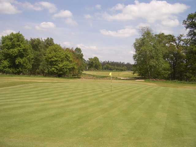 The large 6th green at Royal Ascot