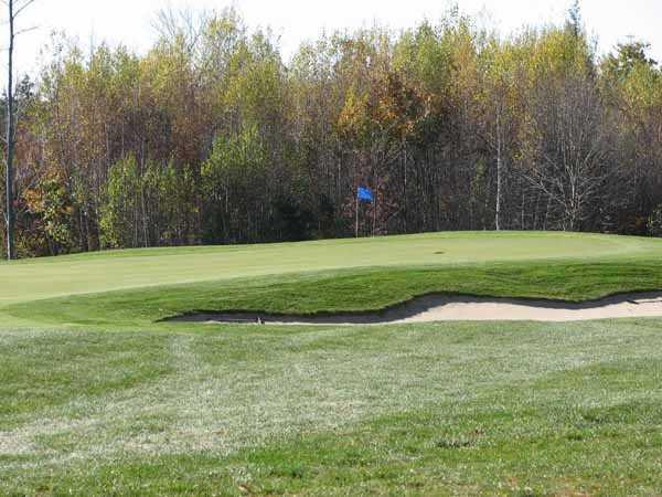 A view of a hole at Birch Hill Country Club.