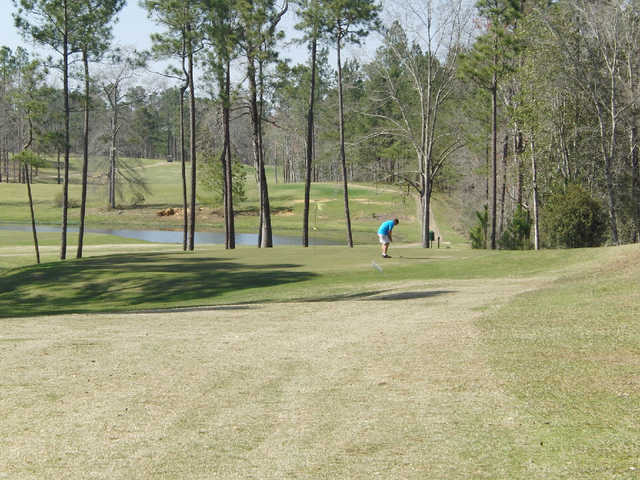 A view of the 15th green at Deerfield Golf Club