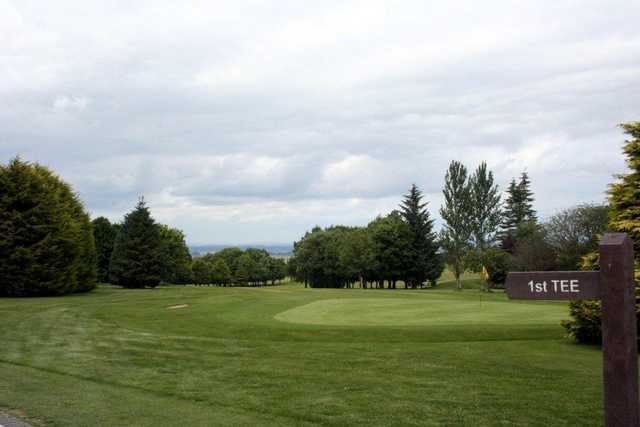A view from tee #1 at Dublin City Golf Club