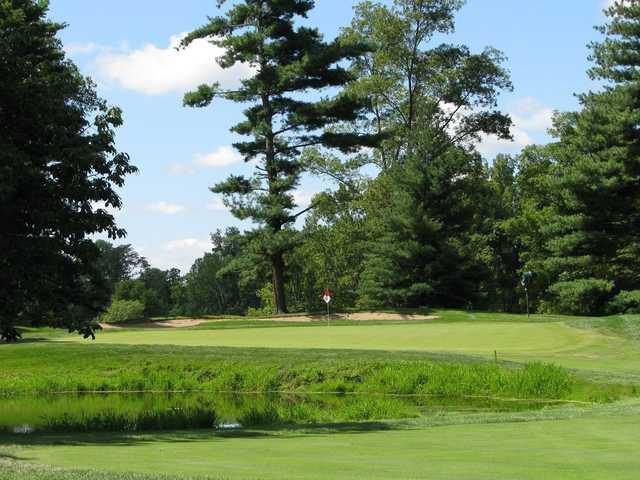 A view of green #3 at North from Otter Creek Golf Course.