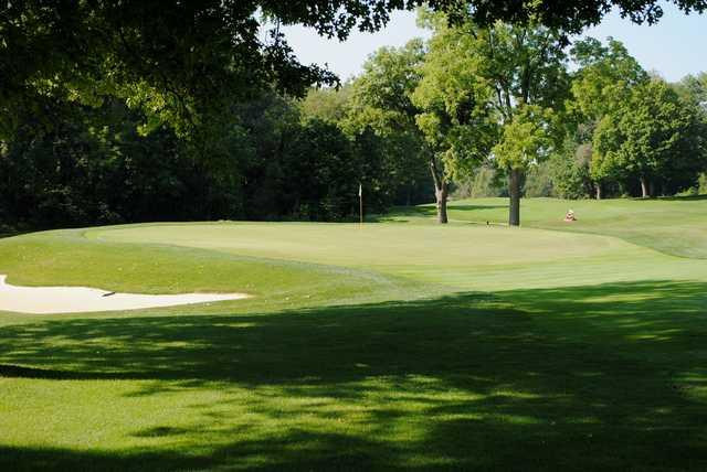 A view of the 7th green at Tippecanoe Lake Country Club