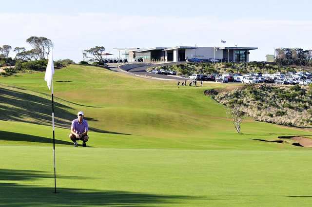 Portsea Golf Club's 1st hole