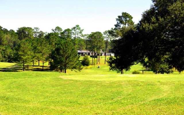 A sunny day view from Holly Hills Municipal Golf Course