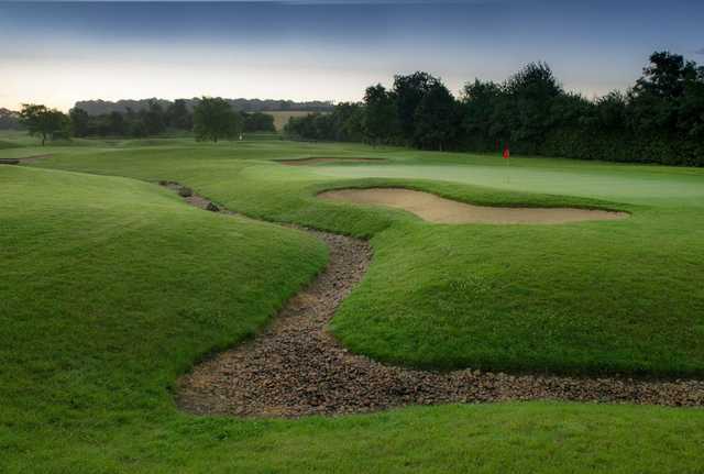 An interesting looking hazard at Chesfield Downs Golf Club
