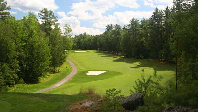A view of fairway #16 at Eastman Golf Links