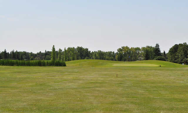 A view of a green at John Blumberg Golf Course.
