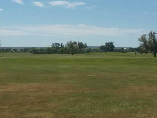 A view of a green at Harlem Golf Course.