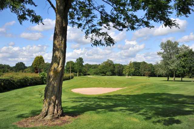 A greenside view of the course at Knights Grange