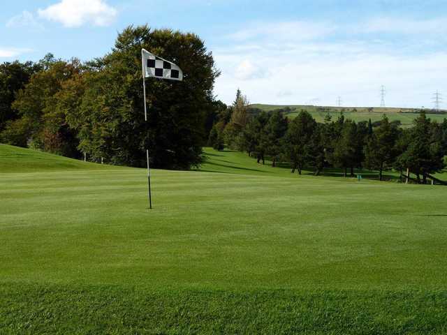 Quality conditions shown on the 2nd green at Hollandbush Golf Club