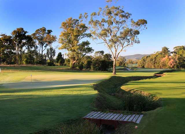 A view of the 15th green at RACV Healesville Country Club (Ogilvy Clayton).