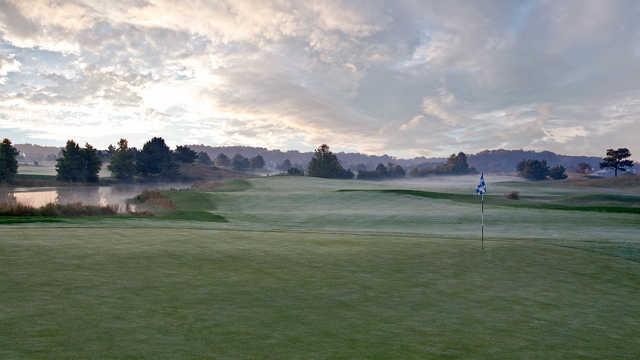View from the 9th hole on Kodiak nine at Bear Trap Dunes Golf Club