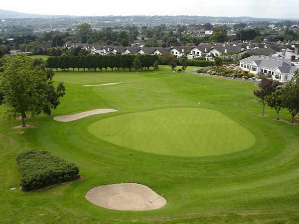 A view of the 18th green at Killiney Golf Club