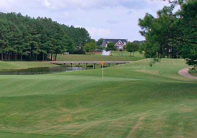 A view of the 4th hole at Marshwood from Highland Oaks Golf Course