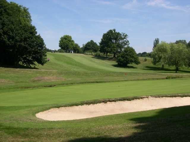 The 9th hole at Bushey Hall Golf Club