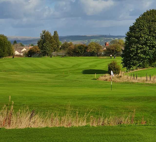 View of a green at Great Lever & Farnworth Golf Club.