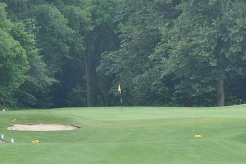 A view of a green at Coffin Golf Club
