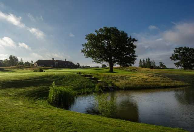 The final stretch at Batchworth Park Golf Club