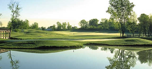A view over the water from Sand Creek Country Club