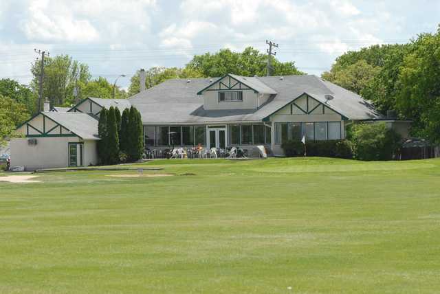 View of the clubhouse at Assiniboine Golf Club