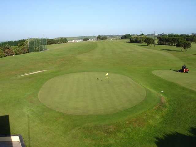 A view of the 18th green at Youghal Golf Club