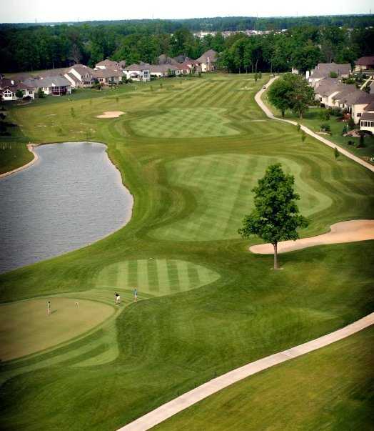 Aerial view of the 3rd hole at Cherry Hill Golf Club