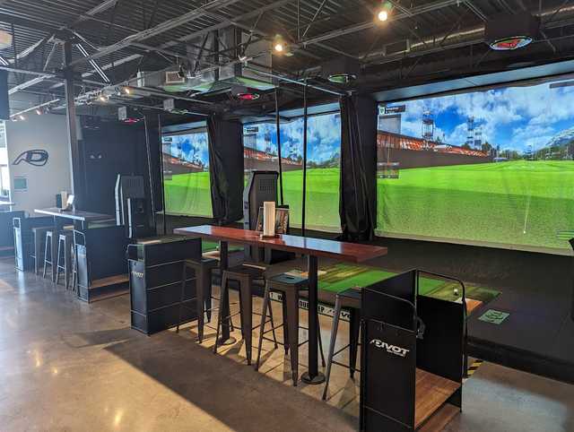 A view from Divot Golf Factory.