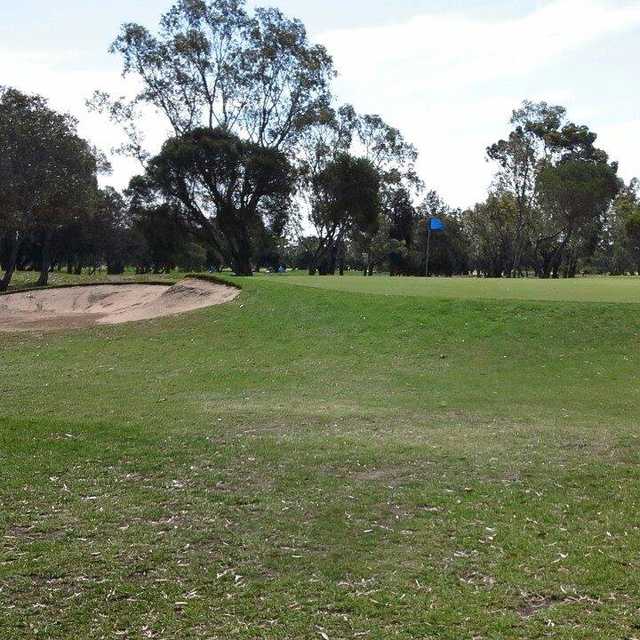 A view of a hole at Barwon Valley Golf Club