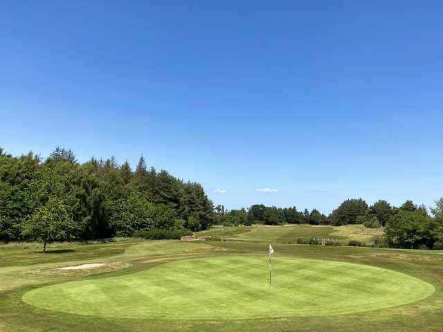 View of a green at Gifford Golf Club.