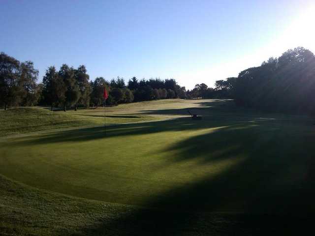 A view of green at Crow Wood Golf Club