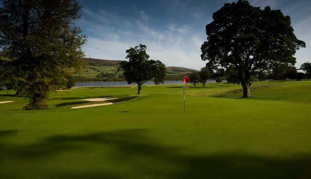 A view of a hole at Earl of Mar Golf Course.