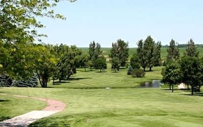 A view from a tee at Prairie Ridge Golf Course (GolfDigest)