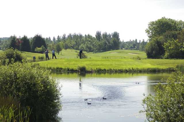 The 16th hole at Waltham Windmill