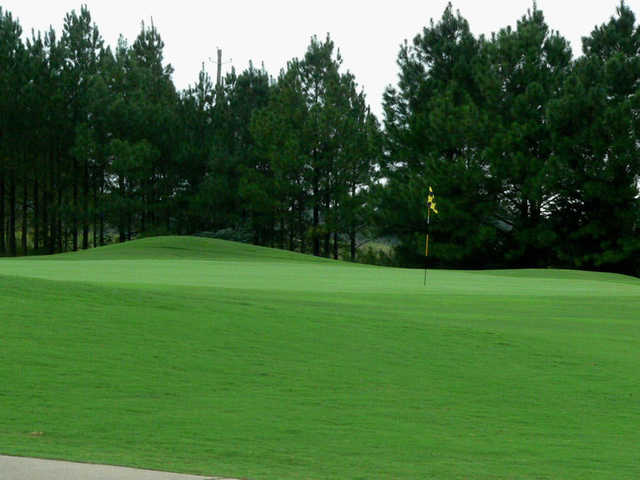 A view of a green at Horse Creek Golf Course
