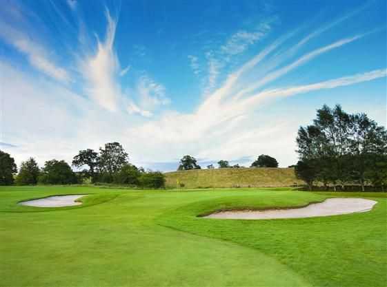 Stunning shot of the par-3 6th hole at Balmore