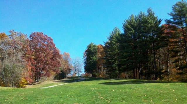 A sunny day view from Pine Woods Golf Course