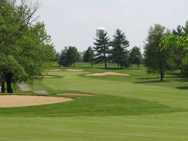 A view of hole #7 at West from Otter Creek Golf Course.