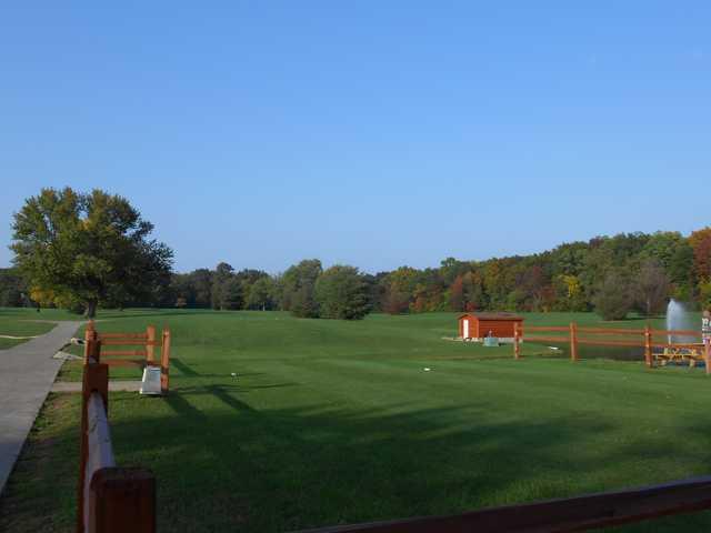 A view of the greens at Memorial Park Golf Course