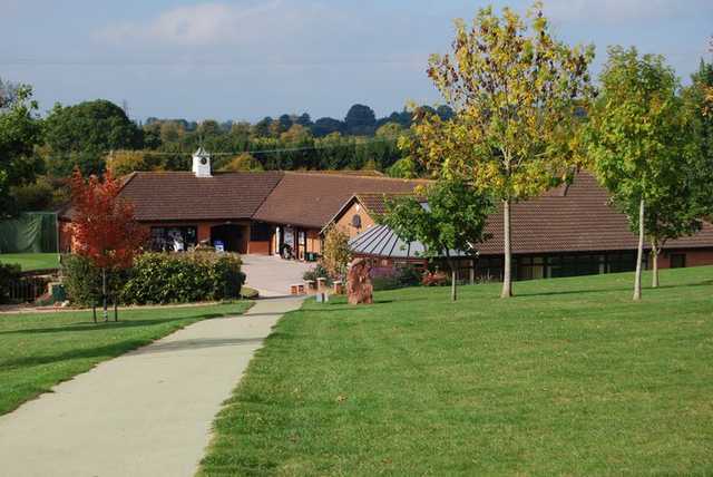 A view of the clubhouse at Taunton Vale Golf Club