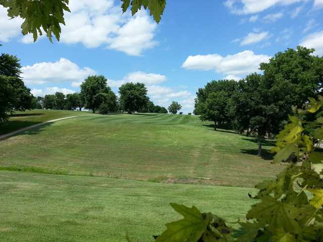 A view of a fairway at Glenridge Golf Course