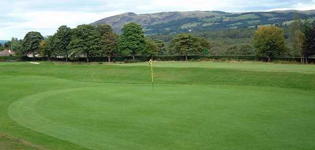 Green on the long par 3 16th