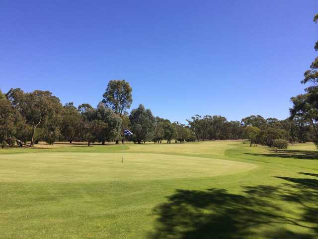 View of a green at Echunga Golf Club