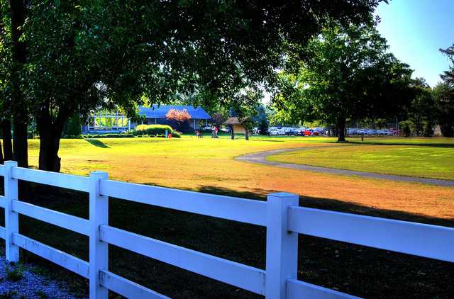 A sunny day view from Foster Park Golf Course