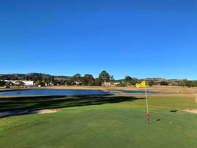 View from the 2nd green at Lowood & District Golf Club.