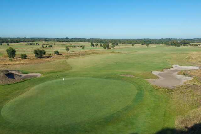 A view of hole #8 at Ranfurlie Golf Club.